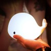 Whale rechargable soft night light