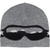 Gorro gris gafas ski