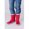 Botas de agua caucho rojas