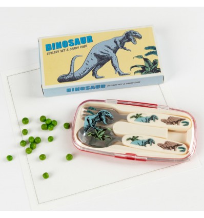 prehistoric land kids cutlery set