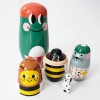 Matryoshka madera animales paddy