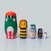 Matryoshka madera animales paddy