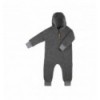 baby winter suit merino wool dark grey