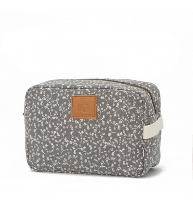 toiletry bag liberty flowers grey