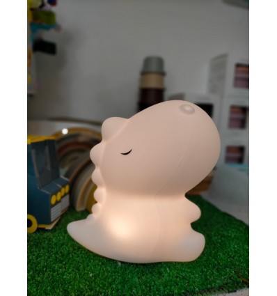 dino rechargable soft night light