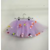 lilac pompom tutu skirt