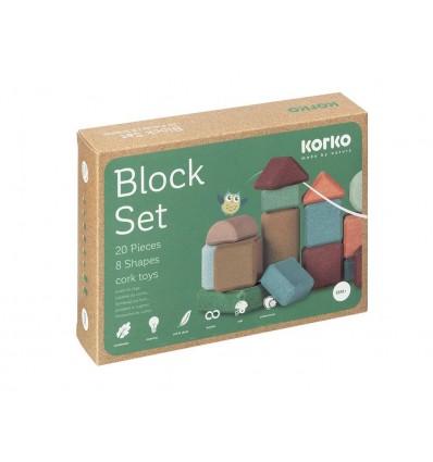 korko 20 piece set building blocks