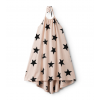 star collar dress nude