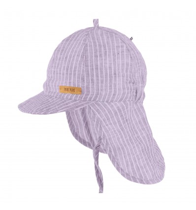 gorro explorador lino lila