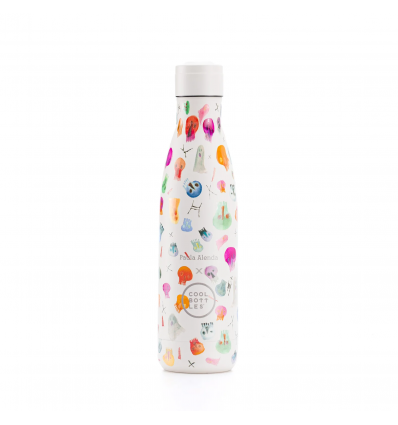 Insulated 500 ml steel bottle SKULLS