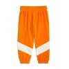 fleece stripe trousers orange