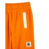 fleece stripe trousers orange