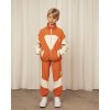 fleece stripe trousers orange