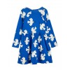 Blue dove long sleeve dress