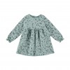 mint animal print baby dress