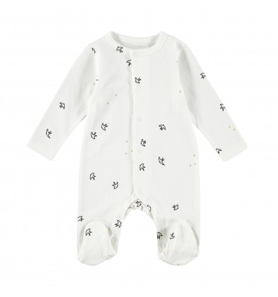 swallow footed babysuit