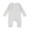 mini stars footed babysuit