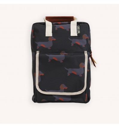 dachshund school backpack