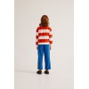 red stripes long sleeve t-shirt