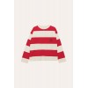 red stripes long sleeve t-shirt