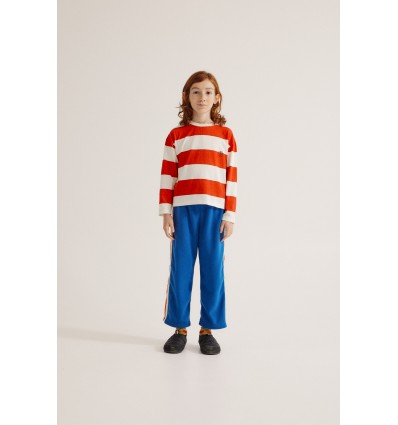 Bicoloured bands kids trousers