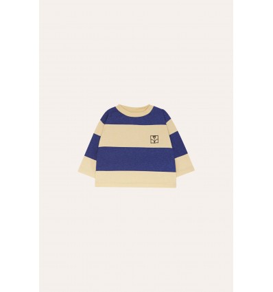 Blue stripes long sleeves baby tshirt