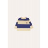 Blue stripes long sleeves baby tshirt