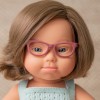 down syndrome doll with glasses