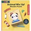 animal mix up wooden puzzle