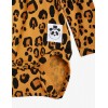 leopard wrap bodysuit