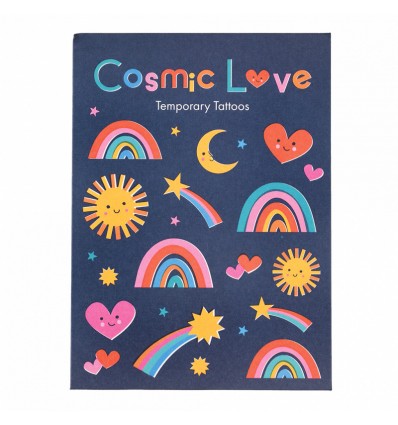 Tatuajes temporales cosmic love