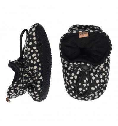 baby spots textile slippers