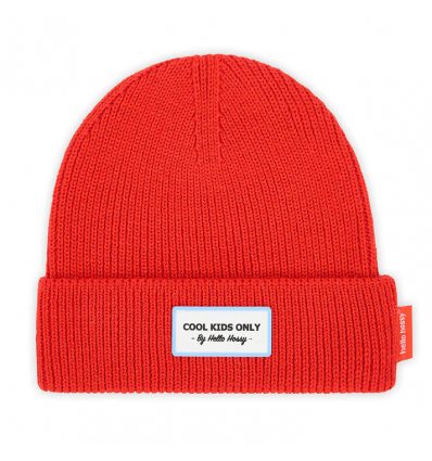 gorro beanie urban rojo kid