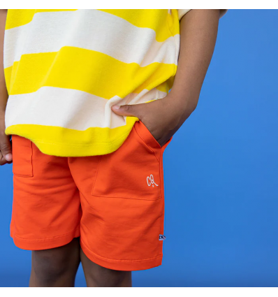 Basic short loose fit orange