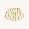 Stripes green shorts unisex