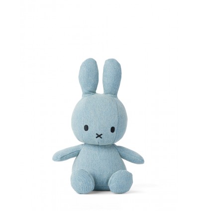 Miffy sitting light wash denim 23cm