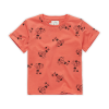 t-shirt strong man print coral