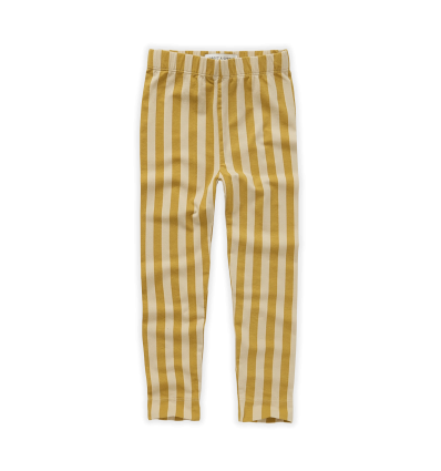 leggings stripe ochre