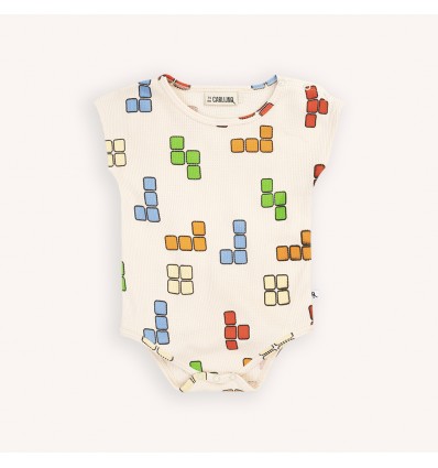 tetris baby jumpsuit