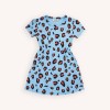 leopard dress blue