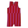 terry baby dungarees stripes