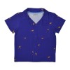 dobi shirt birds blue