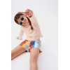 rainbow lines shorts