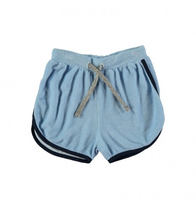 light blue terry shorts