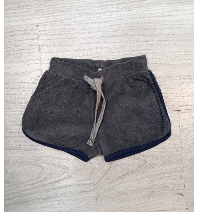 shorts toalla gris oscuro