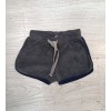 shorts toalla gris oscuro