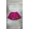 falda tutú pompom fucsia