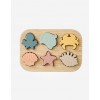 nesting puzzle silicone & wood