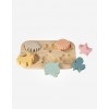 nesting puzzle silicone & wood