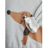 Dog Sweatshirt grey